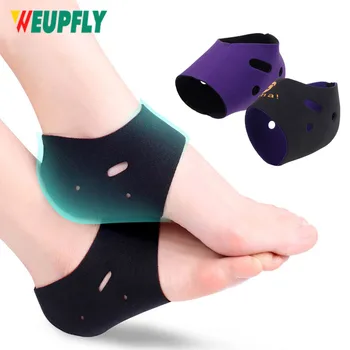 WEUPFLY 1 זוג סיליקון רגליים סדוקות אכפת לי כלי לחות ג ' ל עקב גרביים עור סדוק אכפת לי מגן פדיקור בריאות