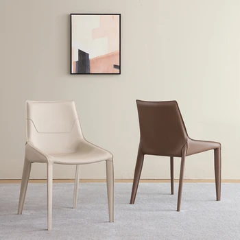קרם בסגנון ביתי כסאות אוכל בעיצוב יצירתי מינימליסטי מודרני כסאות אוכל יוקרתיים Muebles De Cocina רהיטים WZ50DC