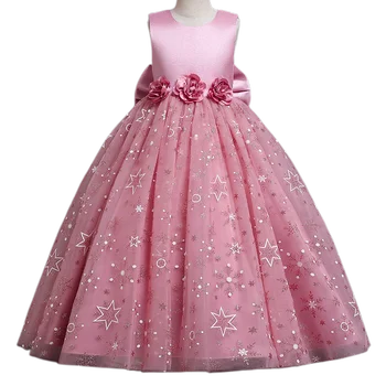 MODX אלגנטי עבור שמלת ילדה פלאפי טול שמלת נסיכה לאירועים מיוחדים כמו יום הולדת מסיבת חתונה, טבילה ערב