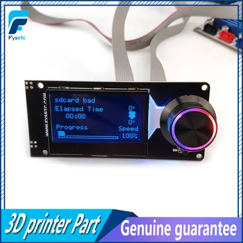סוג D MINI12864LCD מסך לבן על שחור מיני 12864 lcd-Smart Display תומך מרלין DIY עם כרטיס SD חלקי מדפסת 3D