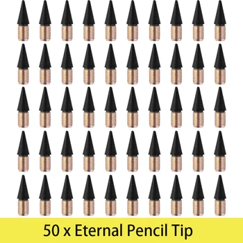 50Pcs להחלפה עיפרון החוד עיפרון טיפ הראש ללא הגבלה כתיבה עט, אין עט-דיו
