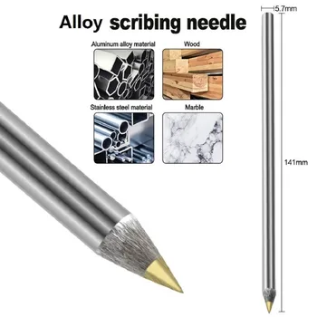 סגסוגת סופר עט קרביד Scriber עט מתכת עץ, אריחי זכוכית חיתוך סמן העיפרון עיבוד שבבי כלי עבודה נגרות