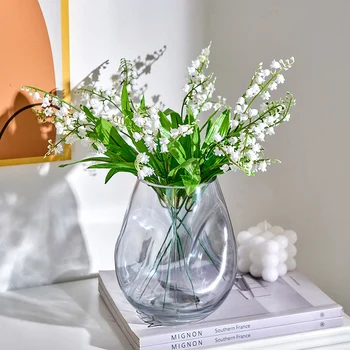 יצירתי אגרטל זכוכית הידרופוני אגרטל נורדי הביתה הסלון קישוט אביזרים Cachepot פרחים בחדר שולחן קישוט