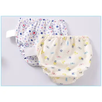 2PCS בנות תינוק Disper מכנסי כותנה ילדים תחתונים תחתוני הילדה תחתונים היילוד בנים הפעוט תחתונים