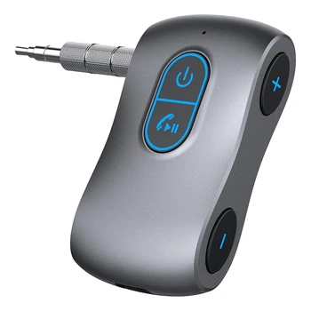 Bluetooth אלחוטית 5.0 סטריאו משדר מקלט Bluetooth Aux מקלט שמע לרכב , סטריאו ביתית, אוזניות, מחשב,טלוויזיה.