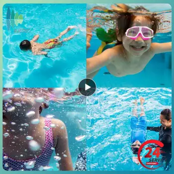 1~10PCS מקצועית ילדים משקפי שחייה לילדים שחייה משקפיים, אנטי ערפל UV HD מתכווננת משקפי צלילה