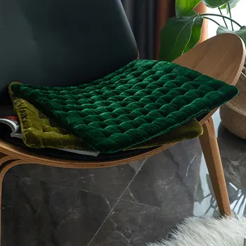 נורדי כיסא קטיפה כרית מרובע Homestay Hotel קישוט מושב טאטאמי כרית הכיסא במשרד תחת משטח הרצפה כריות צבע מוצק