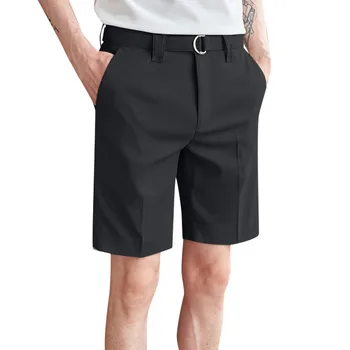 קיץ קלאסית עסק של גברים מכנסי ג 'ינס קצרים Lyocell בד ישר לנכון למתוח קצר ג' ינס הגברי מותג באיכות גבוהה ropa גבר