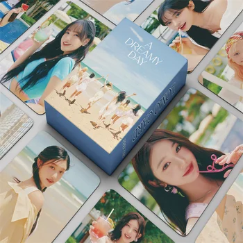 55pcs/סט IVE קטנה כרטיס אלבום חלומית יום LOMO כרטיס Wonyoung ליז Gaeul Rei גלויה מודפסת הדפסת תמונה ילדה מתנה Kpop