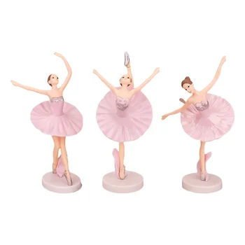 בלט דמויות בלרינה Toppers עוגה ילדה בובות פלסטיק PVC צעצועים הנסיכה פסלונים.