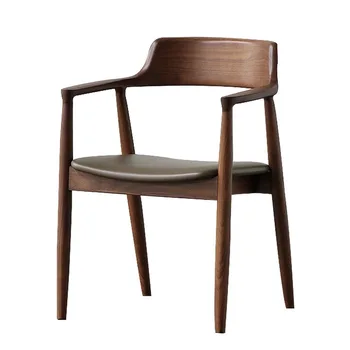 יצירתי מינימליסטי הכיסא Nordic Lounge איפור מודרני עור מבוגר מתקדם כיסא משרד עיצוב Sillasn בתים רהיטים
