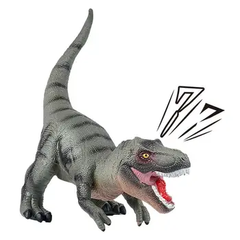 דינוזאור צעצועים סימולציה דינוזאור נשמע דמות מצוירת ביד דינוזאור צעצוע קישוט עבור מחשבים שולחניים גנים, משרדים, בתים