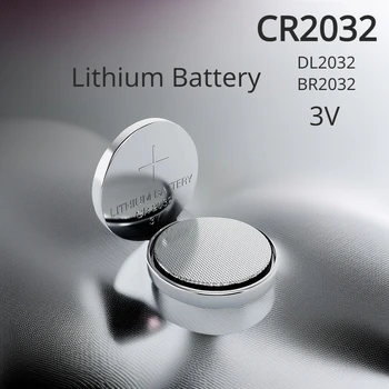 CR2032 3V 220mah סוללת ליתיום 25/50pcs לצפות סוללות CR2032 DL2032 BR2032 כפתור מטבע תאים