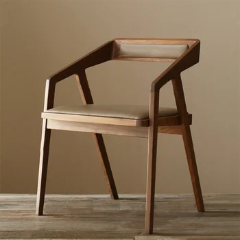 יצירתי מינימליסטי עץ הכיסא Nordic Lounge המשרד איפור עיצוב כיסאות בחדר האוכל מתקדמים למבוגרים Mueblesa ריהוט למטבח