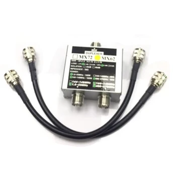 MX62 חזיר אנטנה Combiner תדר שונה (HF / VHF / UHF) ליניארי Combiner מעבר תחנת יחידה להדפסה דו-צדדית
