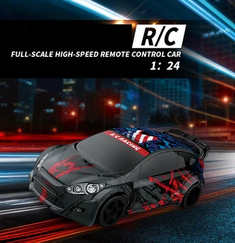 1:24 Scale RC Mini העברת מכונית מרוץ 2 גלגלים עם 720P WiFi אור LED אלקטרוני רכב צעצוע מתנות לילדים