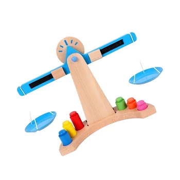 עץ איזון במשקל מידה בגיל הרך חינוך למידה צעצוע לילדים מתנת