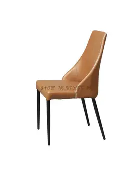 אור יוקרה כיסא האוכל בסגנון איטלקי בחזרה בכיסא נורדי משק הבית ההלבשה כיסא איפור הכיסא מסמר ברזל כיסא פשוט מלון