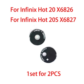 10set 20PCS על Infinix חם 20 X6826 20 X6827 בחזרה את כיסוי עדשת המצלמה עם הדבק מדבקת חלקי חילוף