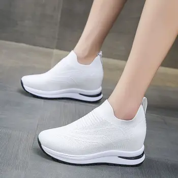 נעלי נשים נשים לבנות הנעלה רשת לנשימה טריז שגרת היומיום הנעל נוח, אלגנטי אופנה האביב 2023 על ההצעה