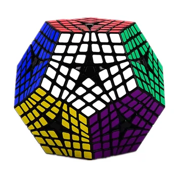 Shengshou קוביית 12 הצדדים 6x6 Megaminxed פאזל קוביית קסם תריסריון הקוביה מהירות הקוביה תריסריון 6x6x6 עילית Kilominx הקוביה