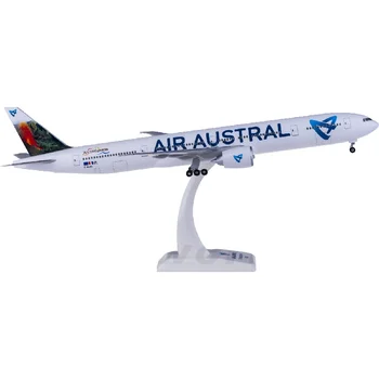 הוגאן 1:200 בקנה מידה AA04 אוויר Austral בואינג 777-300ER F-OLRD Diecasts תעופה מיניאטורות יודע על כדור-רגל ABS מטוס דגם צעצועים לילדים