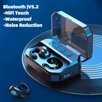 2023 חדש TWS אלחוטית Bluetooth אוזניות הולכה עצם סטריאו מוסיקה אוזניות הפחתת רעש אוזניות ספורט Waterproof