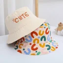 אביב סתיו מוצק צבע הרך דלי כובע כותנה דייג כובעים ילדים בקיץ פעוטות בנים בנות פנמה סאן קאפ 2023 חדש