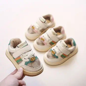 תינוק נעלי ילדים נעלי ספורט 2022 סתיו החדש של הבנים הלוח נשים נעלי נעלי ספורט רכות הבלעדי נעלי הליכה