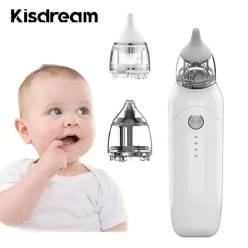 חשמלי תינוק האף משאף לתינוק את האף פראייר האף מנקה עבור תינוקות 3 יניקה Atomization פונקציה רעש נמוך אנטי-זרם אחורי