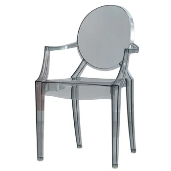 אקריליק כיסאות בחדר האוכל הנורדי שקוף סלון מודרני הביתה מרגיע הכיסא מעצב Sillas De Cocina ריהוט הבית.