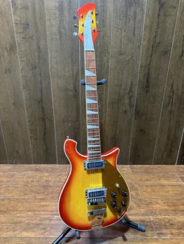 ריקנבקר גיטרה חשמלית דובדבן sunbursr בצבע רוזווד סקייט אצבעות מהגוני הגוף באיכות גבוהה