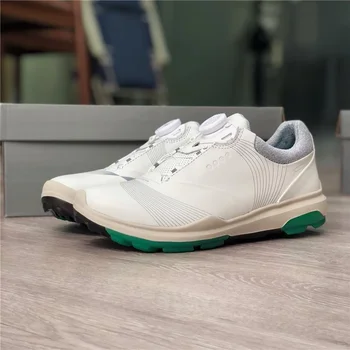 2023 מכירה חמה אימון גולף האישה עור אמיתי נעלי ההתעמלות הגברת נוח גולף נשים נעליים מהר לשרוך גולף נעלי ספורט נשים