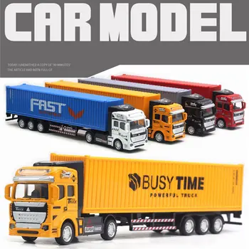 1/48 מיכל משאית Diecast Model מודל הרכב לסגת הגוף הפרדה הדלת ניתן לפתוח לילדים צעצוע מתנה אוסף