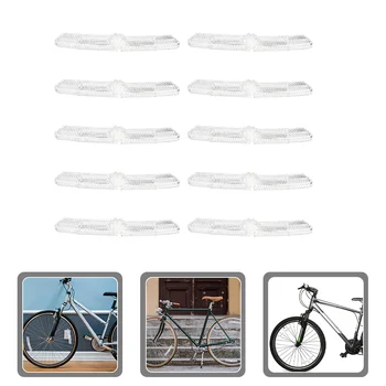 10 יח ' גלגל קטן מחזירי נוח למבוגרים אופניים שפיצים אספקת פלסטיק מבוגרים על אופניים