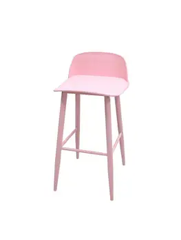 סקנדינבי מודרני מינימליסטי משענת כיסא בר שרפרף גבוה צואה שולחן בר וכיסאות דלפק קבלה קופה כסא בר