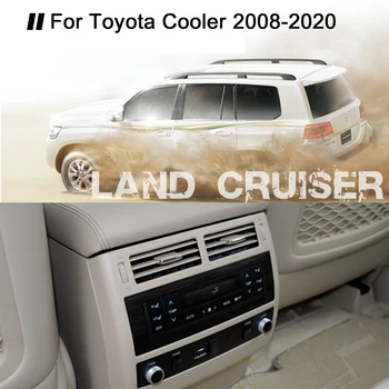 אנדרואיד AC לוח אחורי מיזוג אוויר לוח טויוטה לנד קרוזר 2008-2020 GXR מסך מגע מולטימדיה לרכב נגן אוטומטי