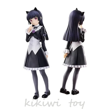 18cm Kawaii חתול שחור ילדה Oreimo Kuroneko אנימה להבין Kuroneko דמות פסל המודל בובת אספנות קישוט צעצועים מתנה