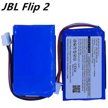 JBL Flip 2 רמקול מחליף 3.7 V 2000mAh Bluetooth רמקול סוללה AEC653055-2P סוללת ליתיום-Jbl Partybox Jbl המקורי