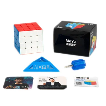 MoYu Meilong 4M 5M 4x4x4 5x5x5 מגנטי Magic Cube 4x4 5x5 מהירות קוביית פאזל חינוכי צעצועים לילדים