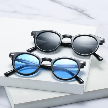 הילדים החדשים של האופנה משקפי שמש של הבנים מסגרת קטנה מעגל טופס משקפי שמש בנות חיצונית הצללה UV400 משקפי Oculos דה סול
