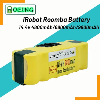 Jungla גבוהה Capacity4800-6800-9800mAh 14.4 V סוללה עבור iRobot Roomba שואב אבק 500 530 540 550 620 600 650 700 780 790 870