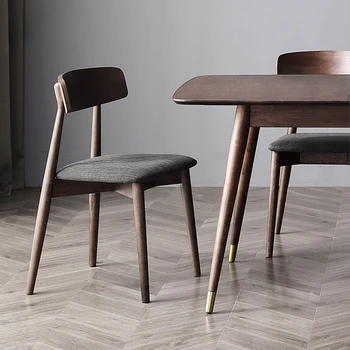 מינימליסטי נורדי כסאות אוכל בעיצוב מודרני חדר האוכל יוקרה כסאות אוכל חדר השינה מרפסת עץ Silla Comedor רהיטים
