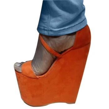 DIZHUANG נעליים אלגנטיות לנשים גבוהות עקבים סנדלים. טריזי עקבים סנדלים. כ-20 ס 