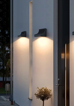 עמיד למים קיר כביסה המנורה חצר יצירתי חיצוני מנורת קיר המדרגות למסדרון מרפסת מנורת קיר היכל מנורה