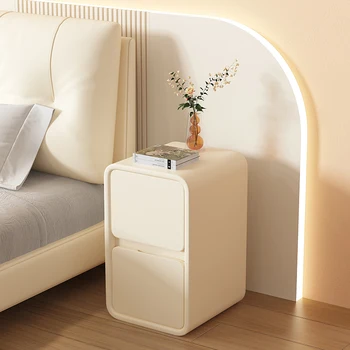 מינימליסטי לבן השידה מודרני השולחן השינה בבית קטן שידות לילה ליד המיטה אחסון Mesitas דה נוצ ' ה מלון רהיטים