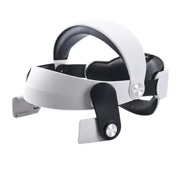 רצועת ראש מתכוונן טלסקופי אבזם הכובעים כרית נוחות משופרת המשחקים VR אביזרים Quest 2 VR Gaming Headset