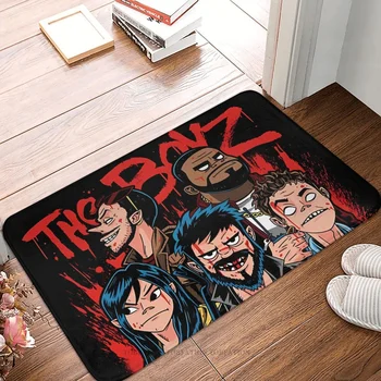 הלהקה Gorillaz שירותים החלקה לשטיח מפחד קיר שחור שינה שטיח שטיח ברוכים הבאים הביתה קישוט השטיח