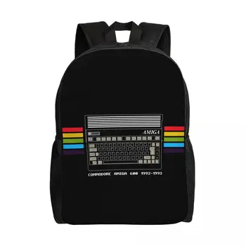 C64 קומודור חברה 600 נסיעות תיק גב נשים גברים בית ספר מחשב בוא נזוז סטודנט Daypack שקיות
