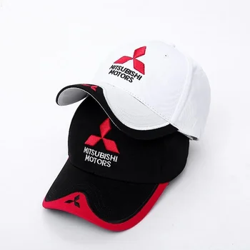 סיטונאי חדש 3D מיצובישי כובע כובע המכונית MOTO GP RacingBaseball כובע כובע מתכוונן מזדמן Trucket כובע היפ הופ gorras